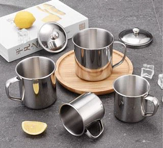 Single Wall Stainless Steel Cup with Handle