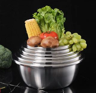 stainless steel mixing bowl