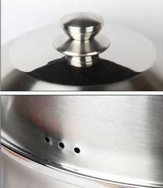 steaming soup pot steamer 