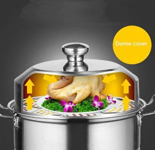 304 Stainless Steel multi-function Steamer Pot Stock pot_