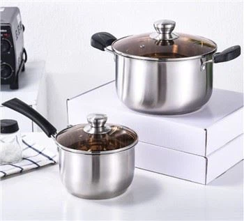 Durable Cookware Milk Soup Pots With Anti-hot Handle